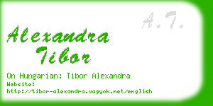 alexandra tibor business card